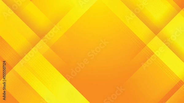 Fototapeta Yellow Geometric Gradient Vector Background