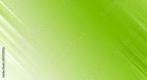 Obraz Vibrant Light Green Background with Diagonal White Gradient