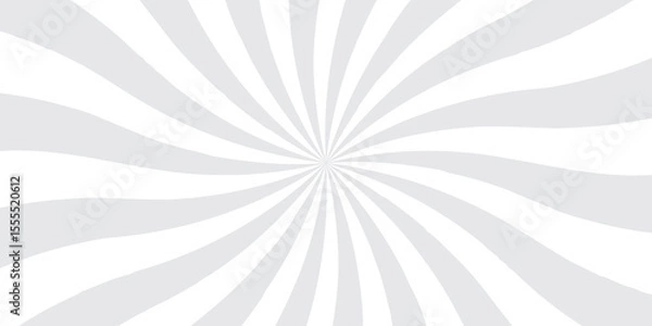 Obraz Sunburst Modern retro vintage sunrise sunbeam element spiral striped. Spiral starburst and striped pattern abstract geometric retro sunrays line wavy texture.	