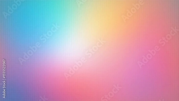 Fototapeta Pastel Rainbow Gradient Background Soft Hues Blurred Texture