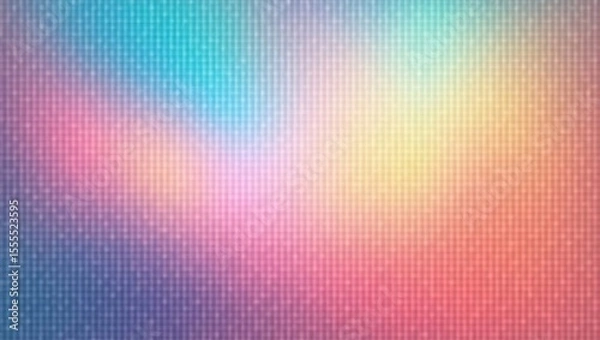 Fototapeta Pastel Rainbow Swirl Dotted Texture Background image
