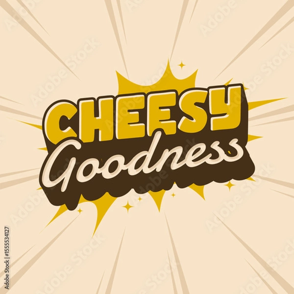 Fototapeta Bring Bold Flavor and Cheesy Goodness to Your Style
