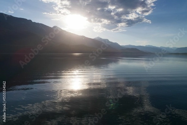 Obraz Lake Against Mountain Range