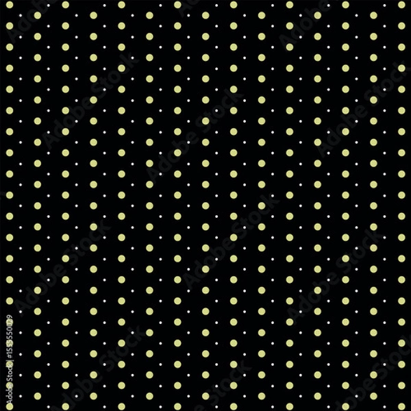 Fototapeta Dot pattern seamless background. Polka dot pattern template Monochrome dotted texture