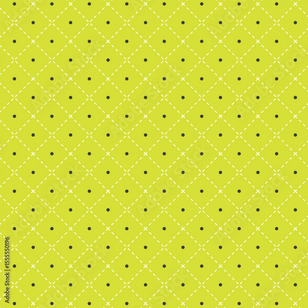 Fototapeta Dot pattern seamless background. Polka dot pattern template Monochrome dotted texture