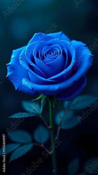 Obraz blue rose image