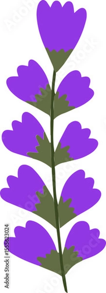 Obraz heart shaped flower