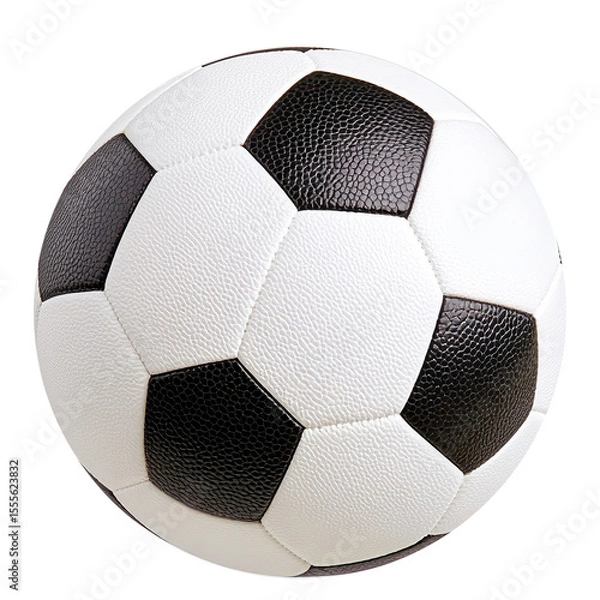 Fototapeta 3D Soccer ball, isolated on a background for sports or design use.