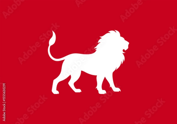 Obraz Lion animal logo icon design. Vector illustration.