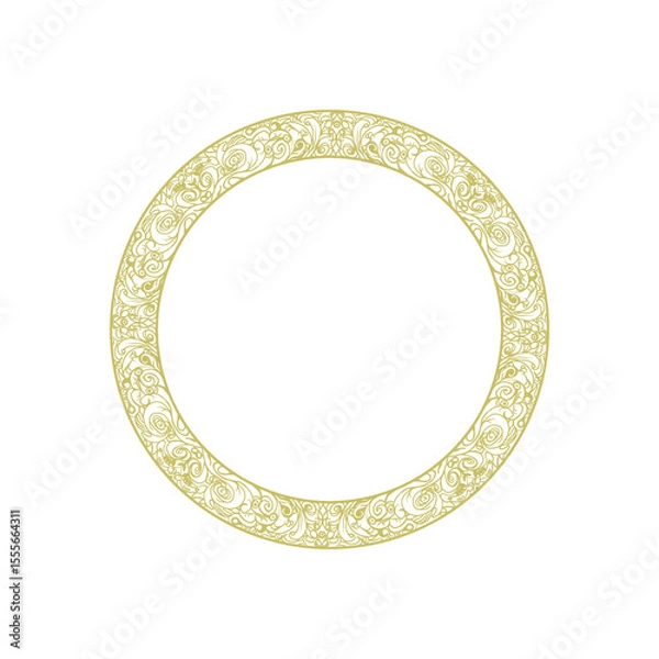 Obraz gold ornate frame