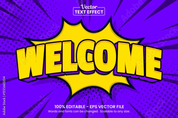 Fototapeta Retro vintage text effect, Editable text effect