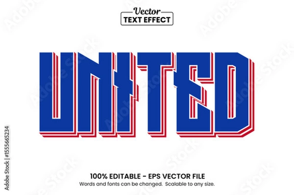 Fototapeta Retro vintage text effect, Editable text effect