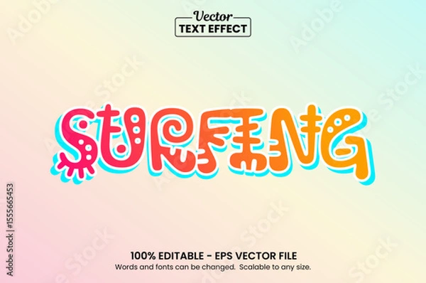 Fototapeta Retro vintage text effect, Editable text effect