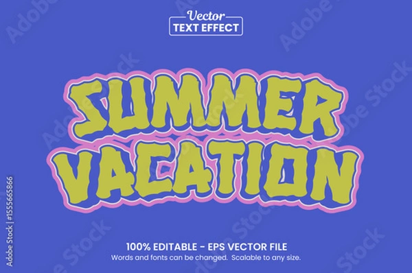 Fototapeta Retro vintage text effect, Editable text effect
