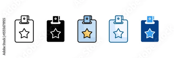 Obraz Vip Pass Icon Set Multiple Style Collection