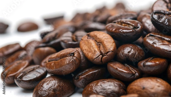 Fototapeta Gloss & Grind Macro Roasted Arabica Beans