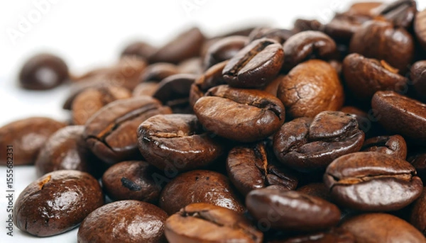 Fototapeta Gloss & Grind Macro Roasted Arabica Beans