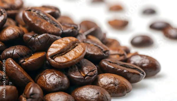 Fototapeta Gloss & Grind Macro Roasted Arabica Beans