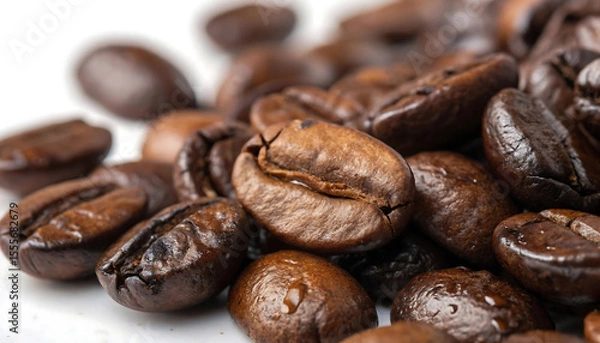 Fototapeta Gloss & Grind Macro Roasted Arabica Beans