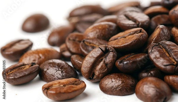 Fototapeta Gloss & Grind Macro Roasted Arabica Beans