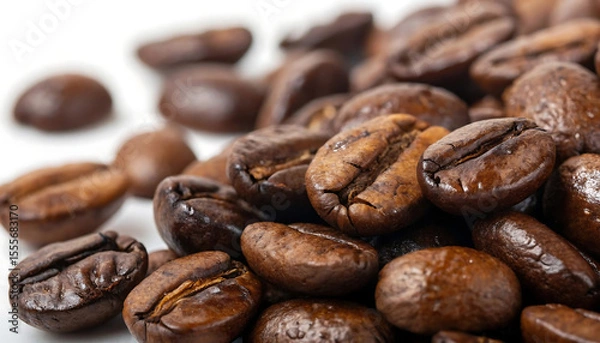 Fototapeta Gloss & Grind Macro Roasted Arabica Beans