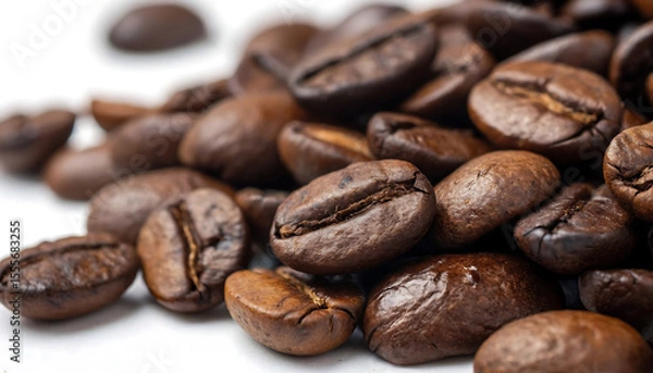 Fototapeta Gloss & Grind Macro Roasted Arabica Beans