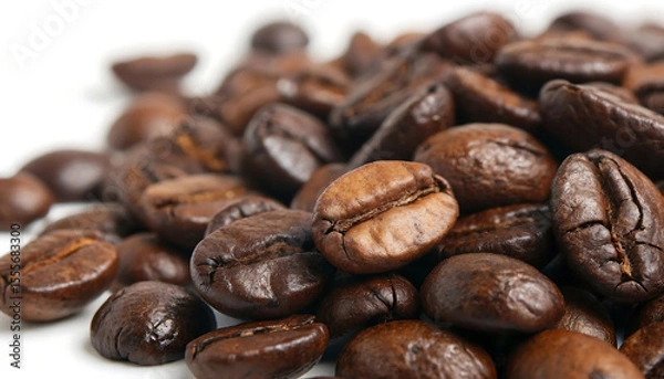 Fototapeta Gloss & Grind Macro Roasted Arabica Beans