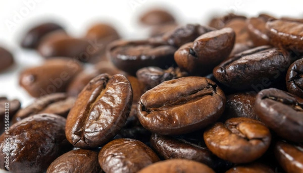 Fototapeta Gloss & Grind Macro Roasted Arabica Beans