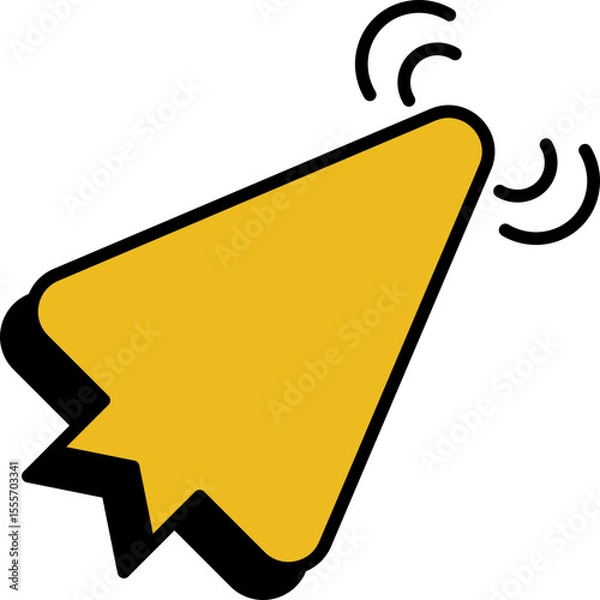 Fototapeta Retro Arrow Cursor Element
