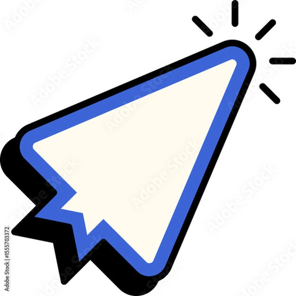 Fototapeta Retro Arrow Cursor Element
