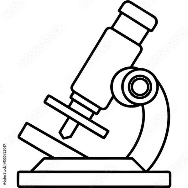 Obraz illustration of microscope