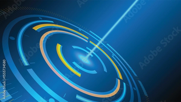 Obraz Hi-tech Stroke light background material for presentation