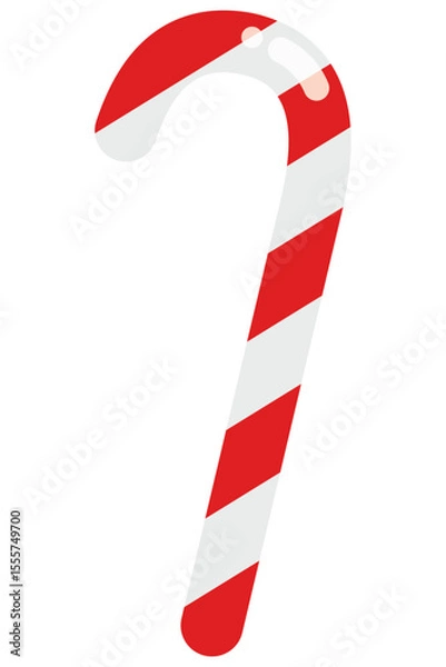 Fototapeta キャンディケイン　キャンディステッキ　赤