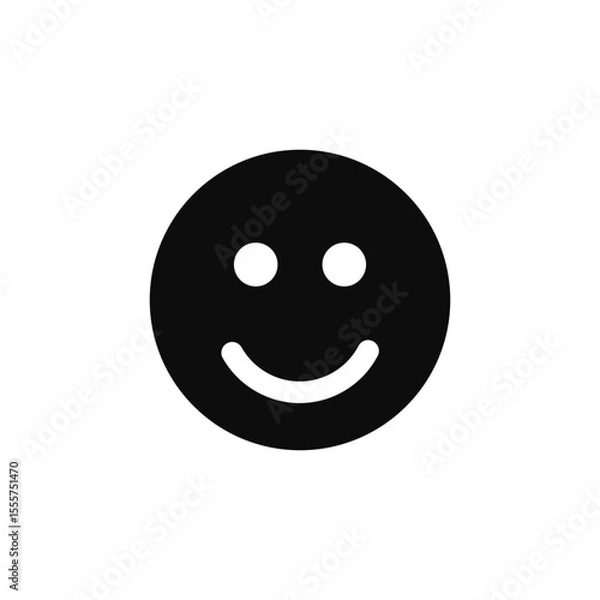 Obraz Simile Emoji Icon Vector