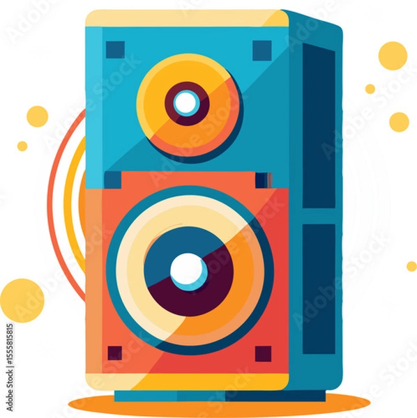 Fototapeta Speaker  vector background