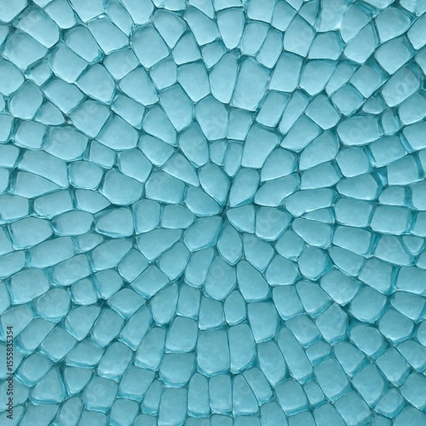 Fototapeta Blue Mosaic Abstract Pattern Background.