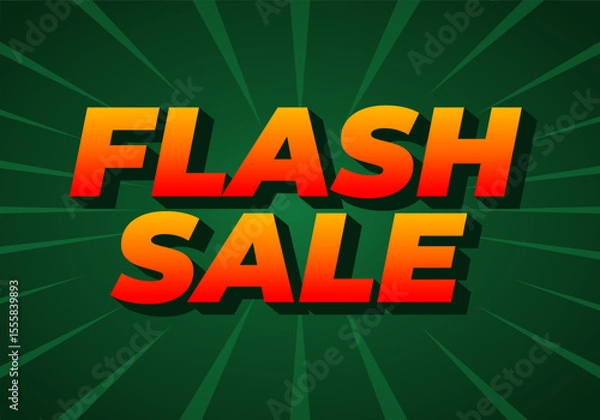 Obraz Exciting Flash Sale Announcement Graphic