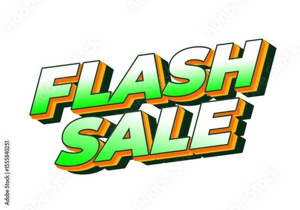 Obraz Bold Flash Sale Text Design