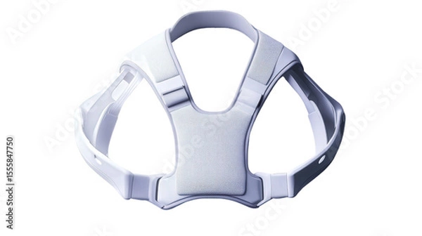 Fototapeta Smart posture corrector device, Transparent background, PNG file