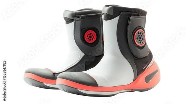 Fototapeta Smart recovery boots for runners, Transparent background, PNG file