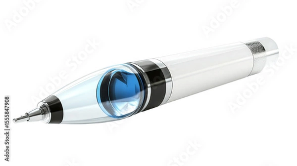 Fototapeta Smart refractometer for liquids, Transparent background, PNG file