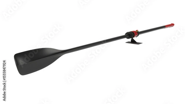 Fototapeta Smart rowing oar with power gauge, Transparent background, PNG file