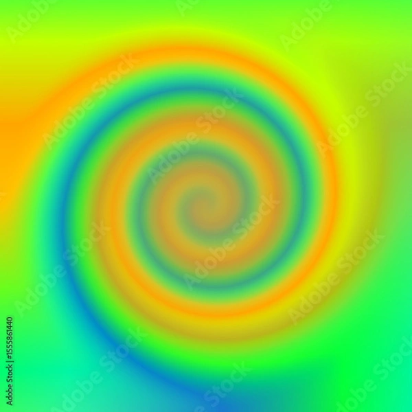 Obraz Vortex formed by blending colorful paint, abstract image