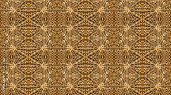 Obraz Natural wicker braided woven rattan Sedge grass texture background