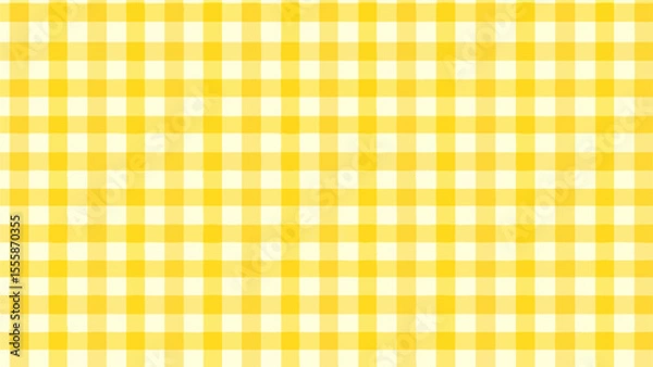 Obraz Yellow gingham background
