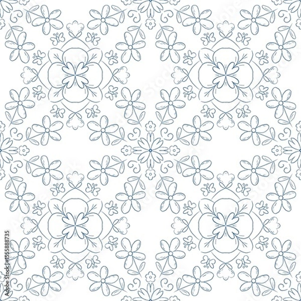 Fototapeta Floral pattern