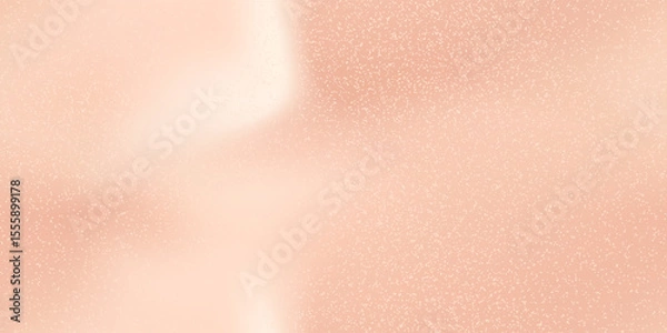 Fototapeta Gradation seamless bg with satin texture peach fuzz color. Aesthetic soft gradient mesh background with noise pattern. Elegant nude pastel fon. Summer wedding backdrop. Vector illustration