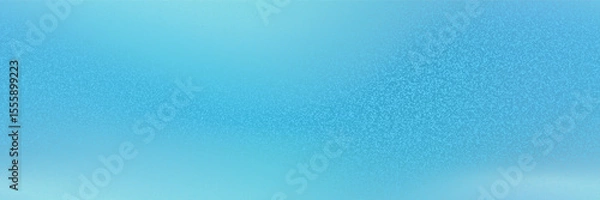 Fototapeta Blue sky soft gradation as seamless bg with gradient mesh and noise texture. Abstract blurred vector illustration. Ombre watercolor background with grainy pattern