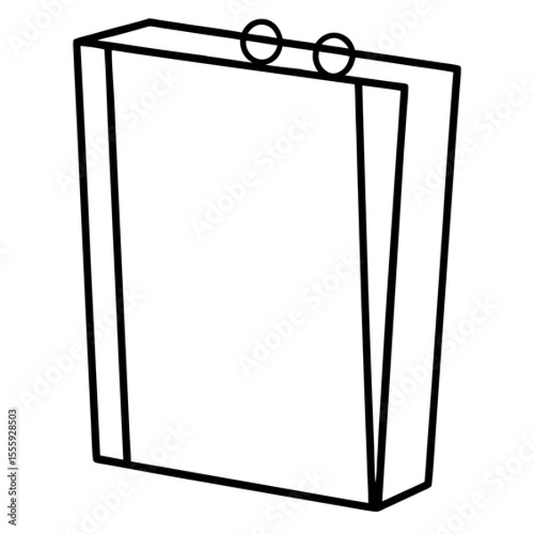 Obraz clipboard isolated on white