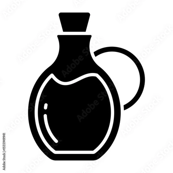 Obraz A creative design icon of cooking oil
